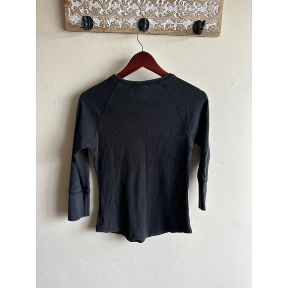 Harley Davidson Black 3/4th Sleeve Shirt - Picture 4 of 7